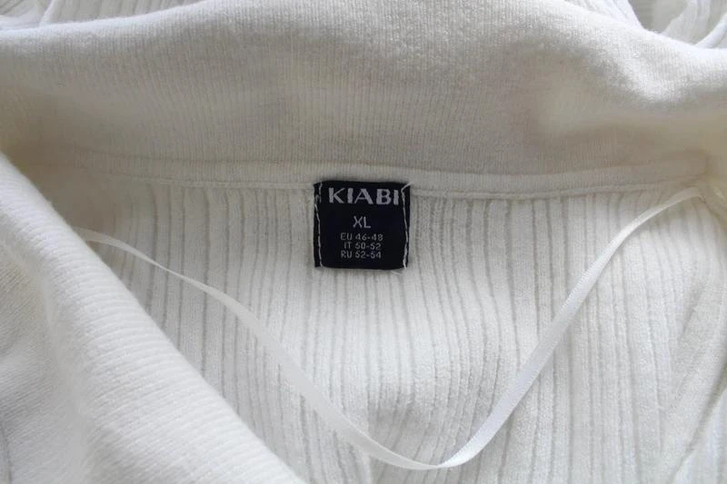 Fine white ribbed sweater Kiabi – photo 5
